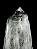 Cathedral Lightbrary Quartz - close up of tip showing superb 'castling'