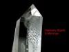 Starbrary Quartz - close up 'dot & dash' Ursa Minor glyphs & markings