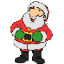 small laughing santa animation
