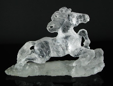 Clear Quartz Horse