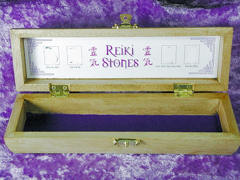 Reiki Stones� Presentation/Storage Box - inner lid