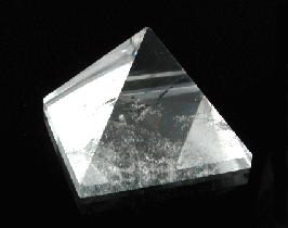 gemstone quartz pyramid