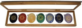 Sanskrit Chakra Balancing Stones